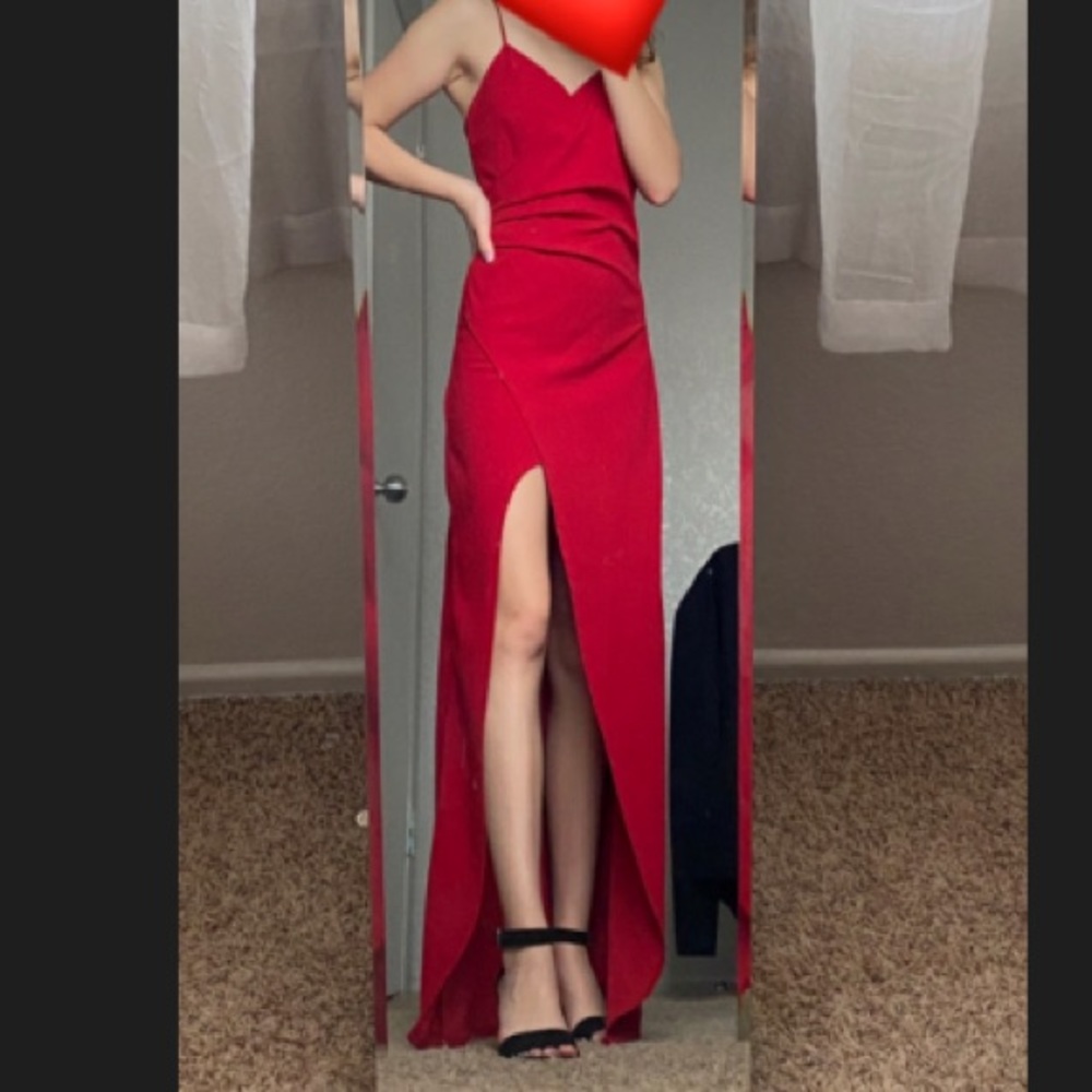 Red prom dress
